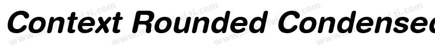 Context Rounded Condensed SSi Normal字体转换